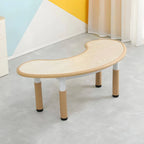 Adjustable Height Kids Writing Desk with Natural Wood Top