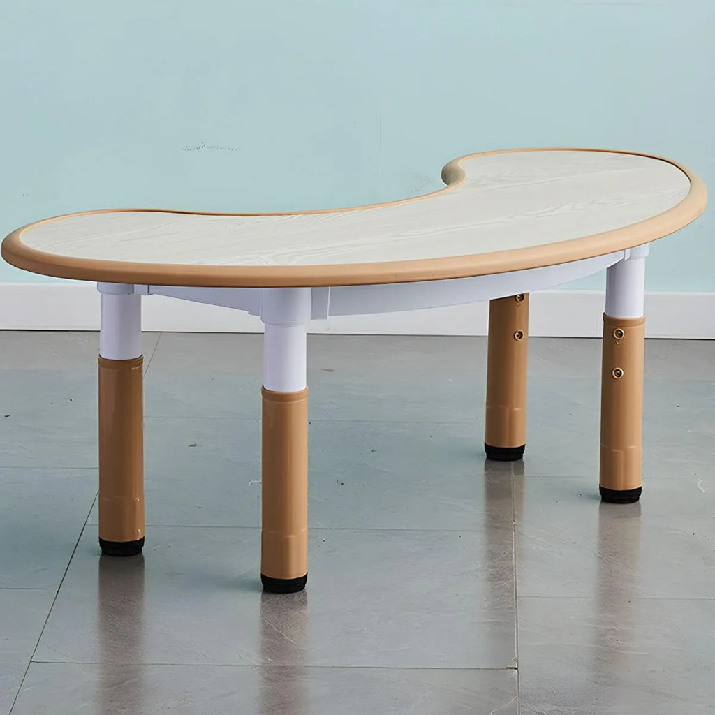 Adjustable Height Kids Writing Desk with Natural Wood Top Main Product Image
