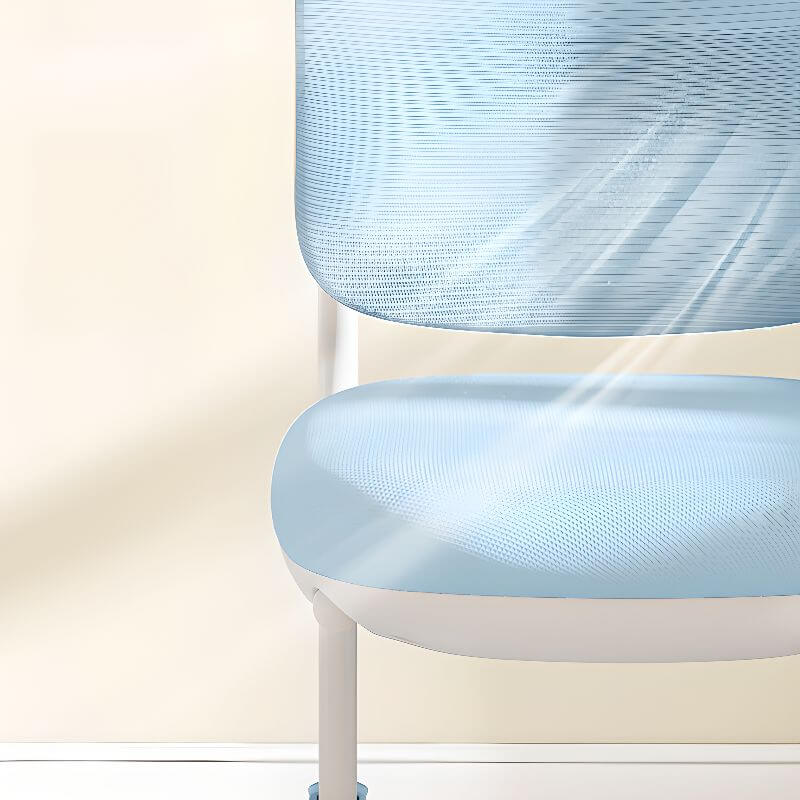 Adjustable Height Upholstered Kids Chair with Armrests in Pink