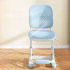 Adjustable Height Upholstered Kids Chair with Armrests in Pink Main Product Image