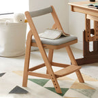 Adjustable Height White Wood Chair for Kids' Playroom & Study