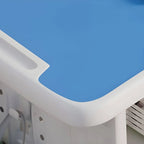 Adjustable Kids Desk and Chair Set with Storage Shelf – Wood Top & Steel Base