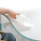 Adjustable Kids Desk & Animal-Themed Chair Set in Matte White Wood
