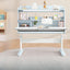 Adjustable Kids Desk Set - Wood Table & Steel Base