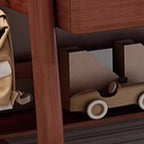 Adjustable Kids Desk with Storage and Shelves - White