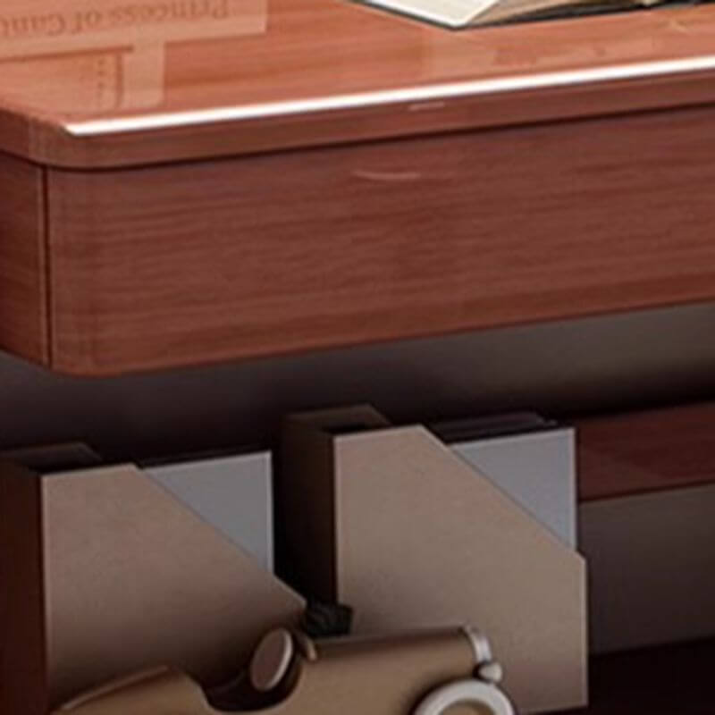 Adjustable Kids Desk with Storage and Shelves - White Secondary image