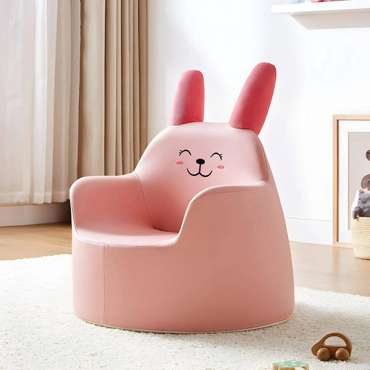 Adjustable Kids Writing Desk with Chair – Wood Top & Colorful Acrylic Base