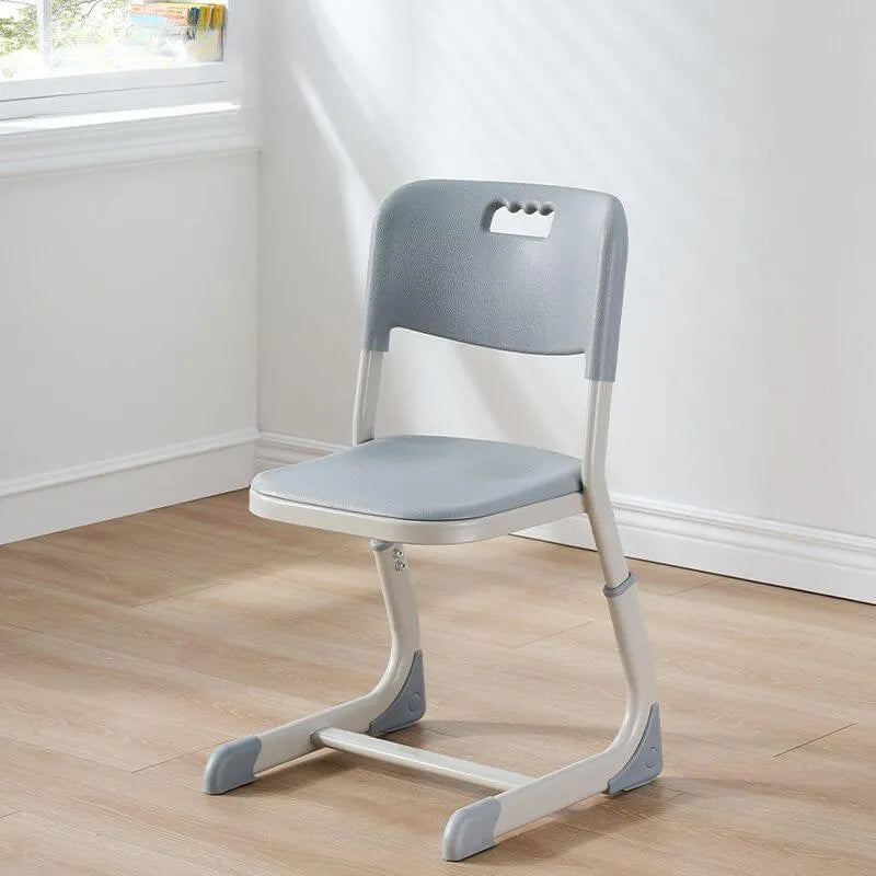 Adjustable Kids Writing Desk with Shelf and Storage – Wood & Metal