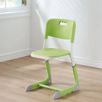 Adjustable Kids Writing Desk with Shelf and Storage – Wood & Metal