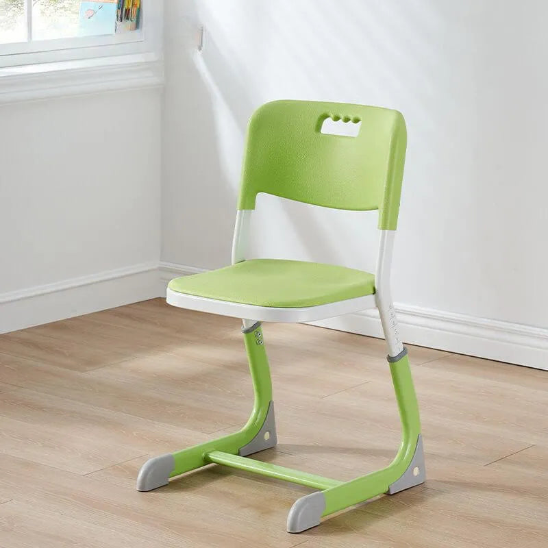 Adjustable Kids Writing Desk with Shelf and Storage – Wood & Metal