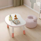 Adjustable Kids' Writing Desk with Wood Top and Soft-Rounded Edge