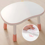 Adjustable Kids' Writing Desk with Wood Top and Soft-Rounded Edge