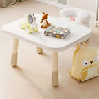 Adjustable Kids' Writing Desk with Wood Top and Soft-Rounded Edge