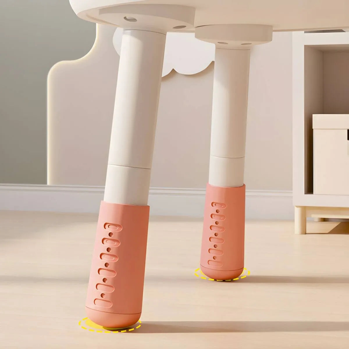 Adjustable Kids' Writing Desk with Wood Top and Soft-Rounded Edge