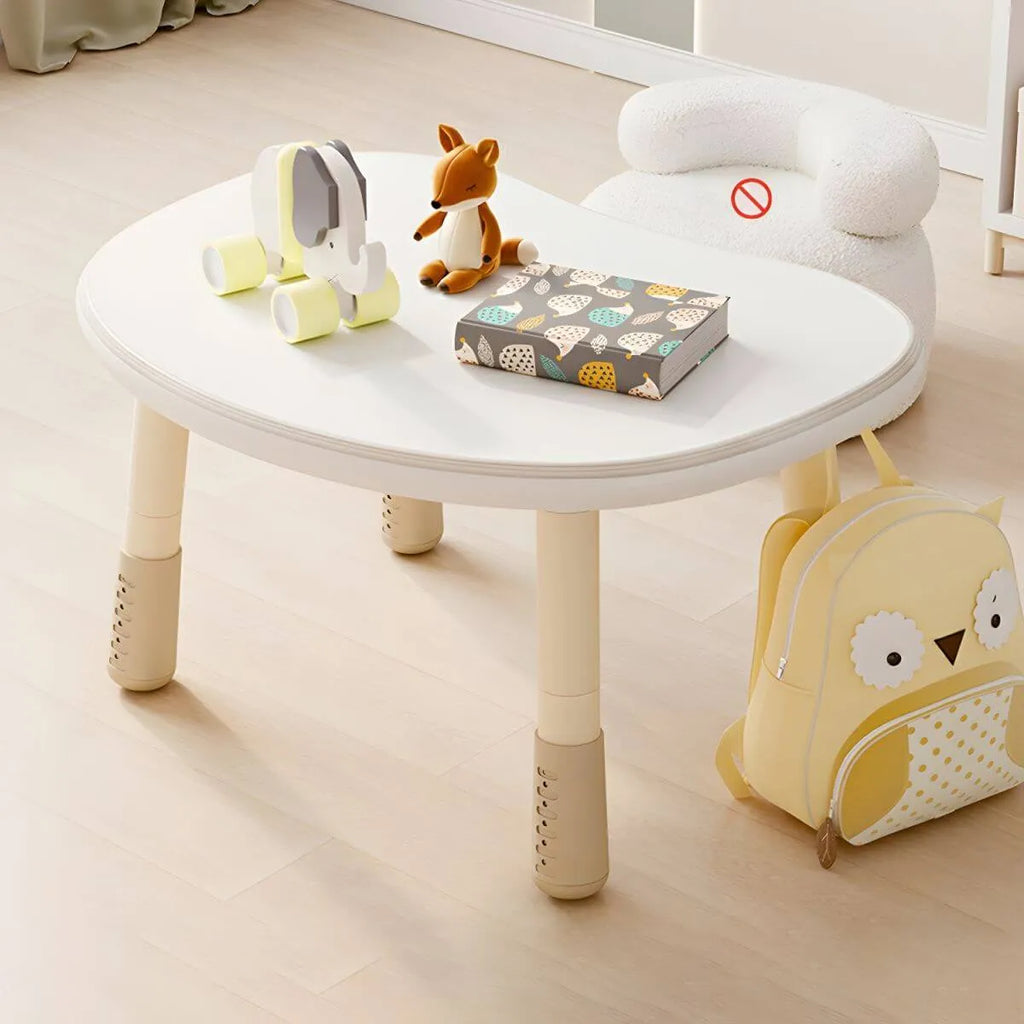 Adjustable Kids' Writing Desk with Wood Top and Soft-Rounded Edge