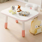 Adjustable Kids' Writing Desk with Wood Top and Soft-Rounded Edge