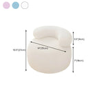 Adjustable Kids' Writing Desk with Wood Top and Soft-Rounded Edge Dimensions
