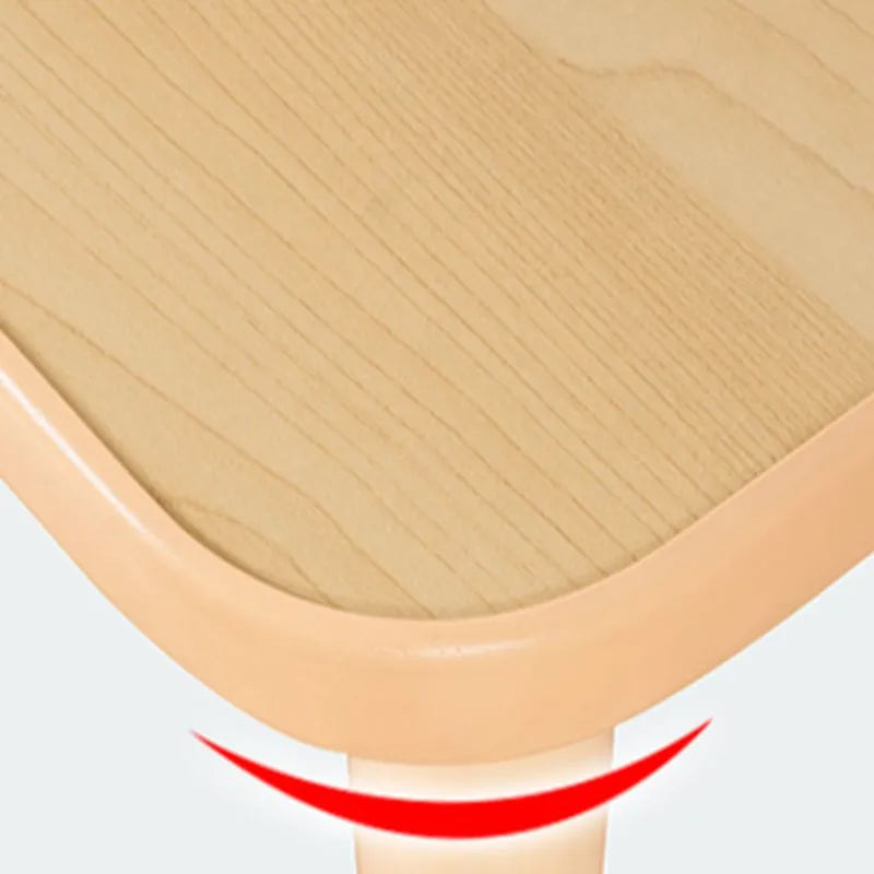 Adjustable Kids Writing Desk with Wooden Top and Iron Base