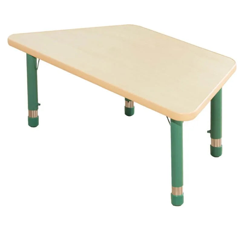 Adjustable Kids Writing Desk with Wooden Top and Iron Base