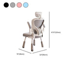 Adjustable Upholstered Chair for Kids - Modern Solid Colors Dimensions