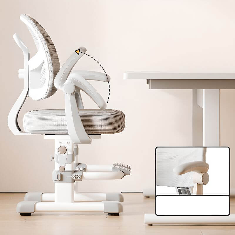 Adjustable Upholstered Kids Chair with Breathable Mesh Back Main Product Image