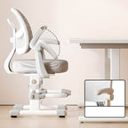 Adjustable Upholstered Kids Chair with Breathable Mesh Back Main Product Image