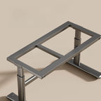 Adjustable White Wood Desk with Hidden Storage for Kids