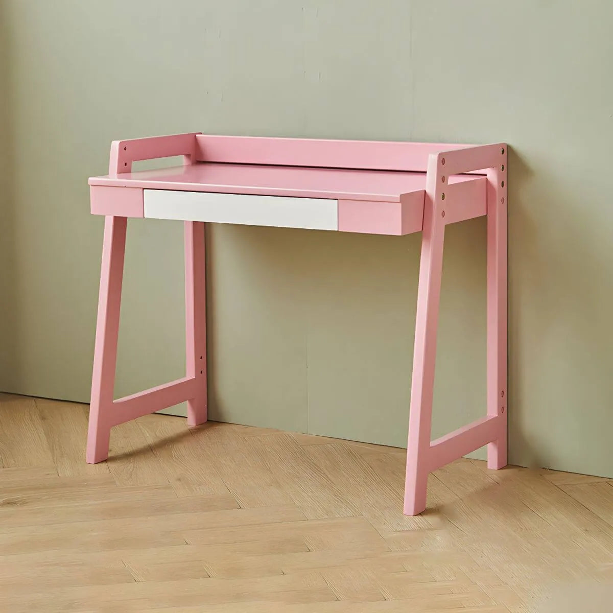 Adjustable Wood Kids' Writing Desk with Storage & Ergonomic Chair