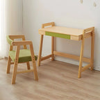 Adjustable Wood Kids' Writing Desk with Storage & Ergonomic Chair