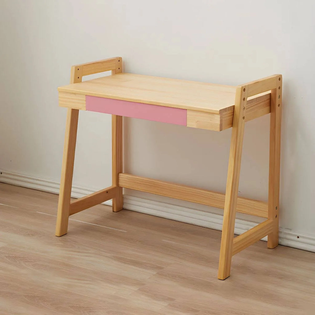 Adjustable Wood Kids' Writing Desk with Storage & Ergonomic Chair