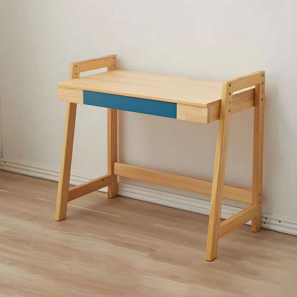 Adjustable Wood Kids' Writing Desk with Storage & Ergonomic Chair