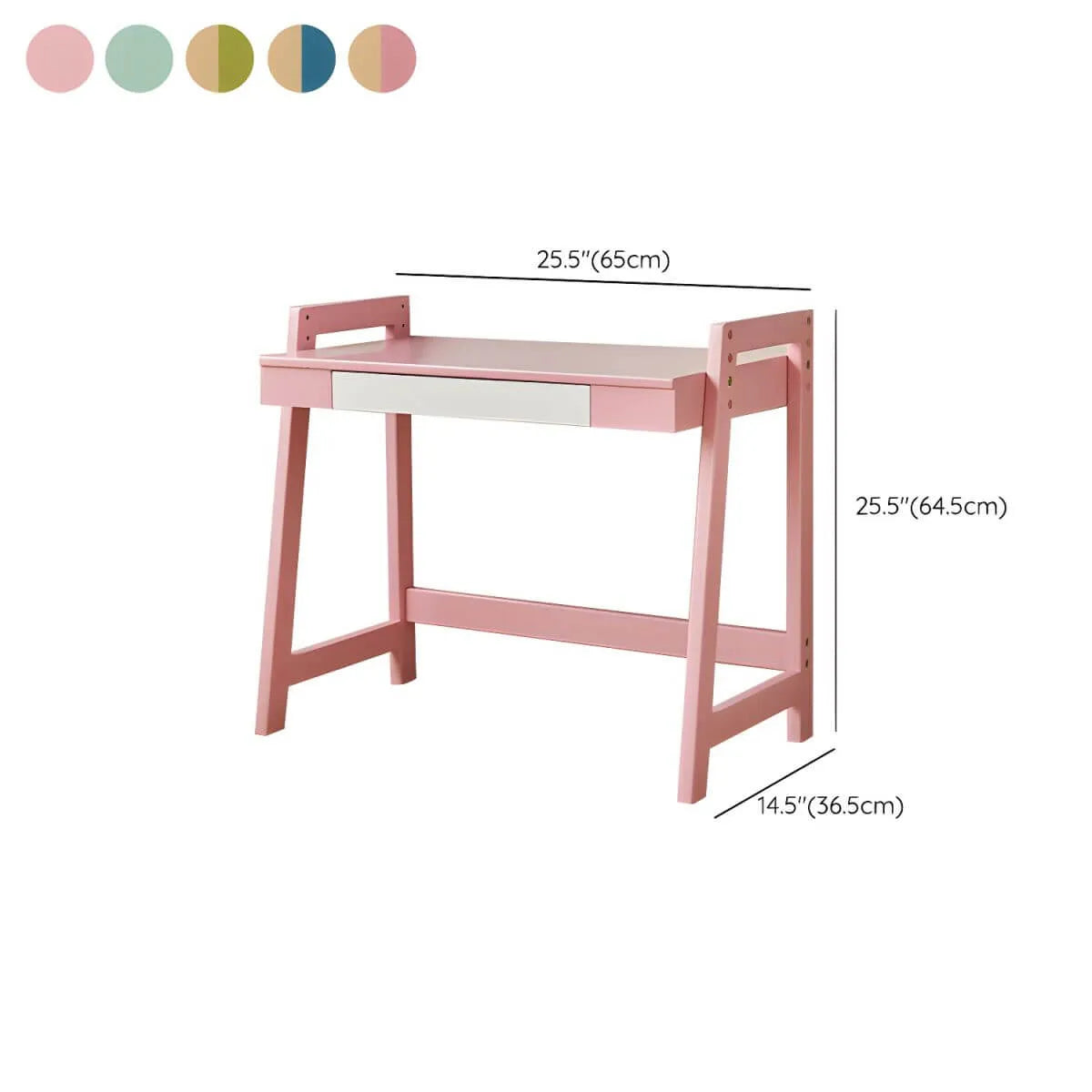 Adjustable Wood Kids' Writing Desk with Storage & Ergonomic Chair Dimensions