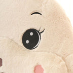 Adorable Upholstered Kids Sofa in White, Pink, and Grey Animal Print