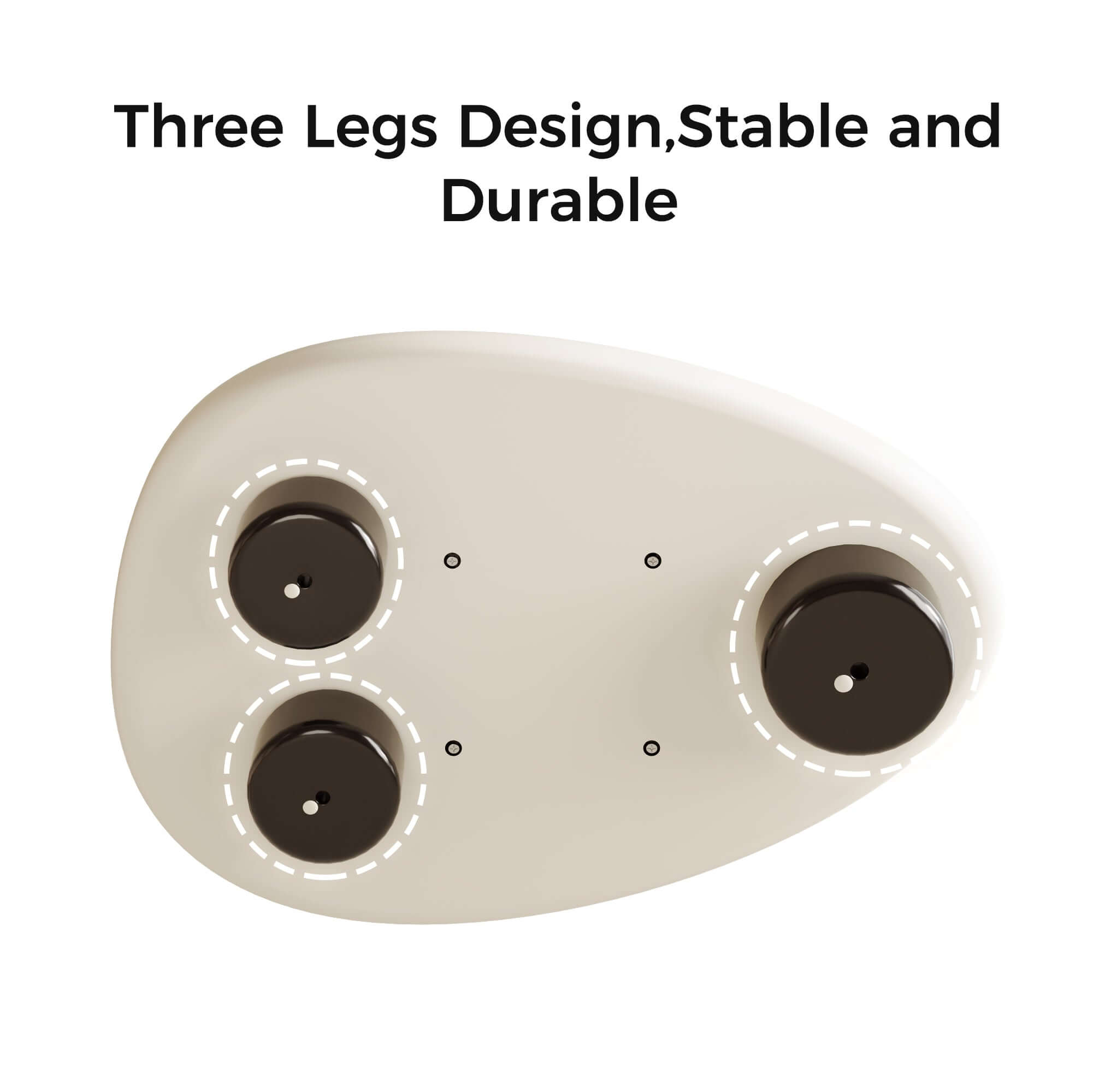 Innovative modern coffee table with a simple design and rotatable feature