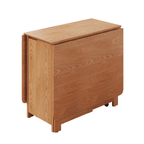 Solid wood folding dining set with chairs, versatile and space-saving furniture for dining rooms