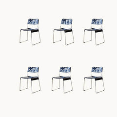 Modern Stackable Garden Kitchen & Dining Plastic & Acrylic Side Chair Dining Chairs
