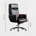 Align High-Back Leather Office Chair with Ergonomic Support