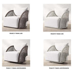 Aluminum Frame Rattan Bed for Outdoor Comfort