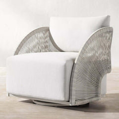 Aluminum Frame Rattan Bed for Outdoor Comfort