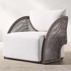 Aluminum Frame Rattan Bed for Outdoor Comfort