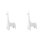 Animal Design Black Plastic Kids Stool - Novelty Seating for Playrooms