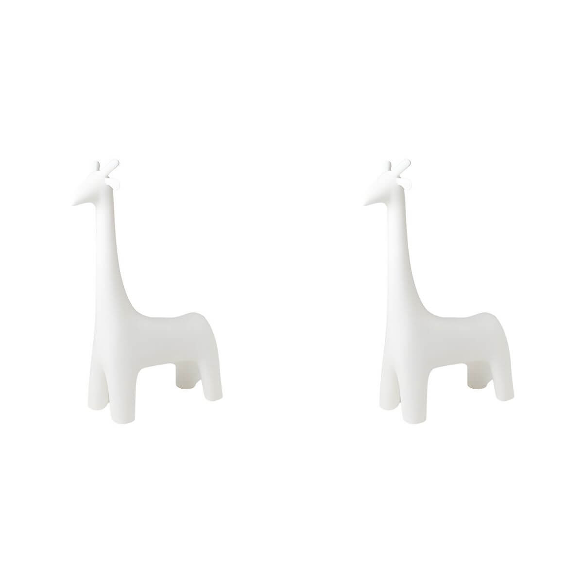 Animal Design Black Plastic Kids Stool - Novelty Seating for Playrooms