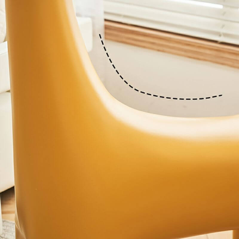 Animal Design Black Plastic Kids Stool - Novelty Seating for Playrooms