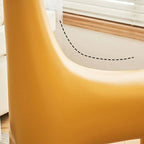 Animal Design Black Plastic Kids Stool - Novelty Seating for Playrooms