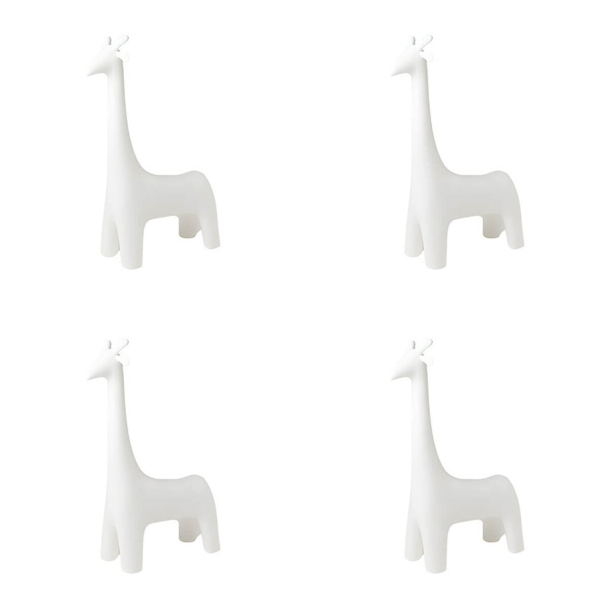 Animal Design Black Plastic Kids Stool - Novelty Seating for Playrooms