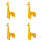 Animal Design Black Plastic Kids Stool - Novelty Seating for Playrooms