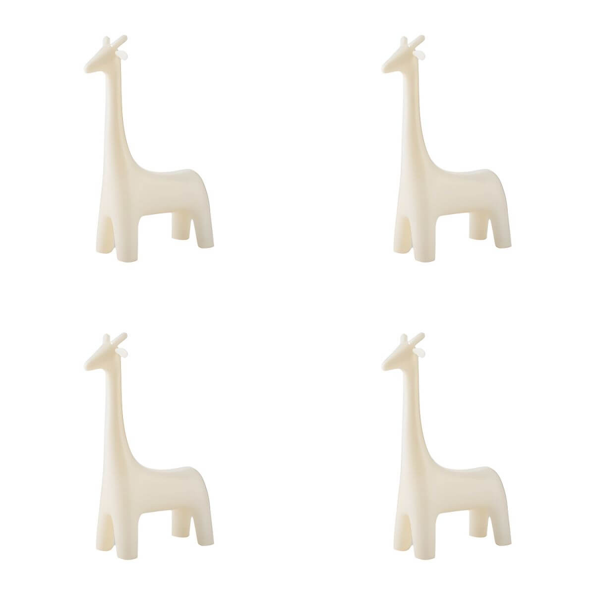 Animal Design Black Plastic Kids Stool - Novelty Seating for Playrooms