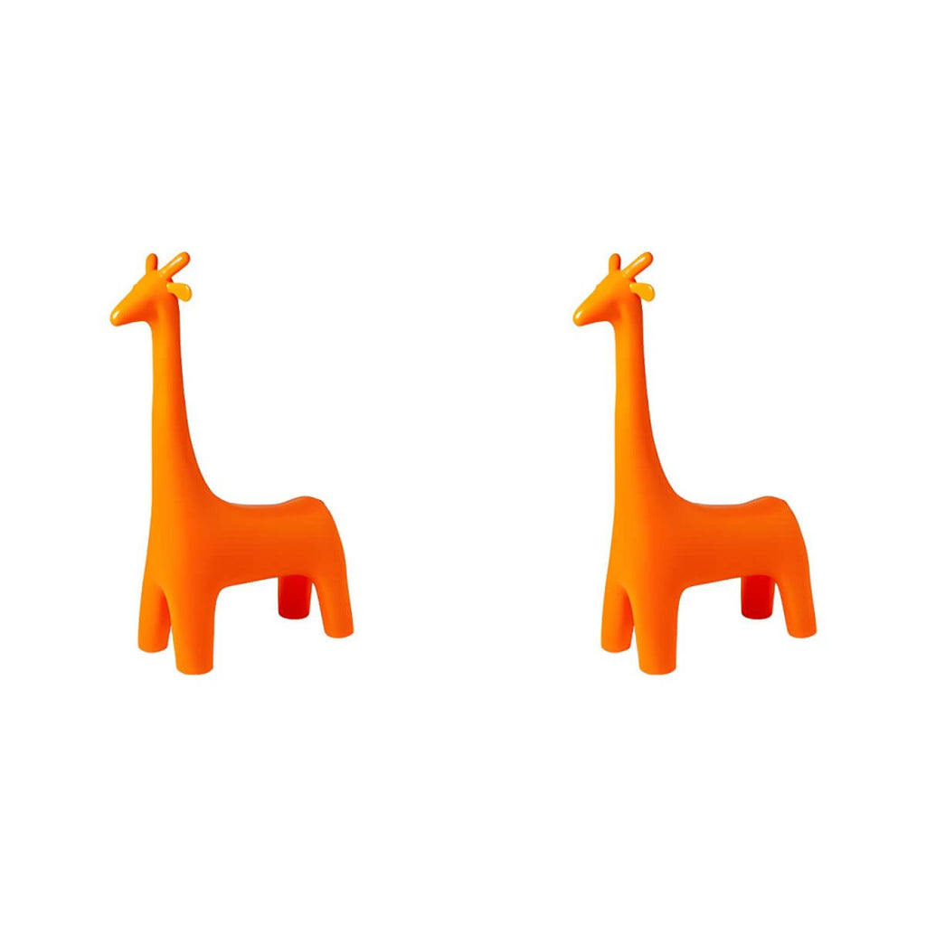 Animal Design Black Plastic Kids Stool - Novelty Seating for Playrooms