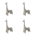 Animal Design Black Plastic Kids Stool - Novelty Seating for Playrooms