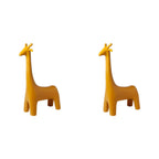 Animal Design Black Plastic Kids Stool - Novelty Seating for Playrooms